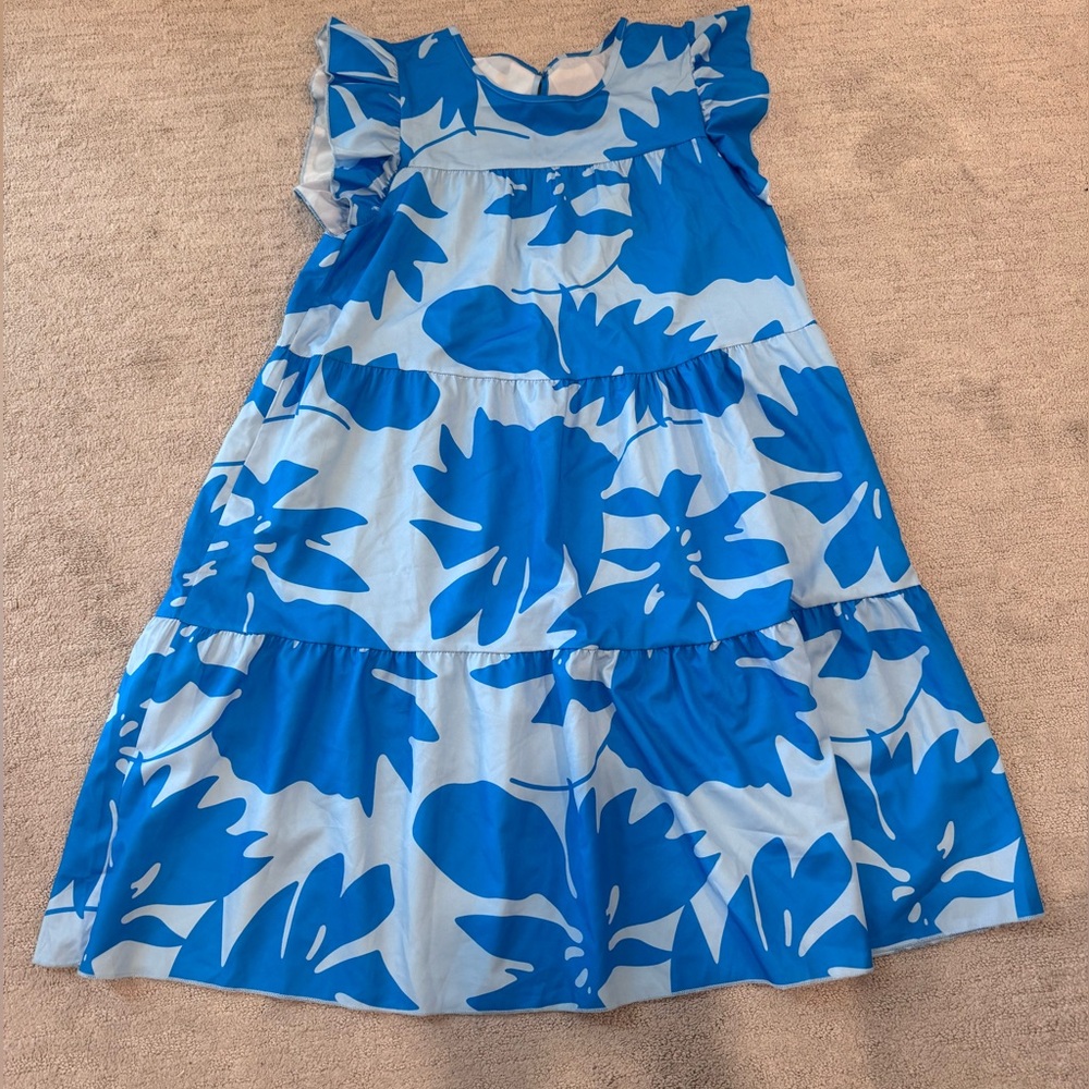 Flutter Sleeve Beach Dress